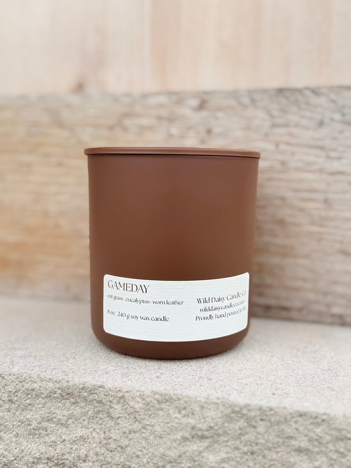 LIMITED EDITION GAMEDAY 8oz GLASS CONTAINER CANDLE