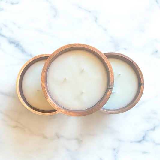 CANDLE INSERT FOR ARTISAN WOOD VESSELS